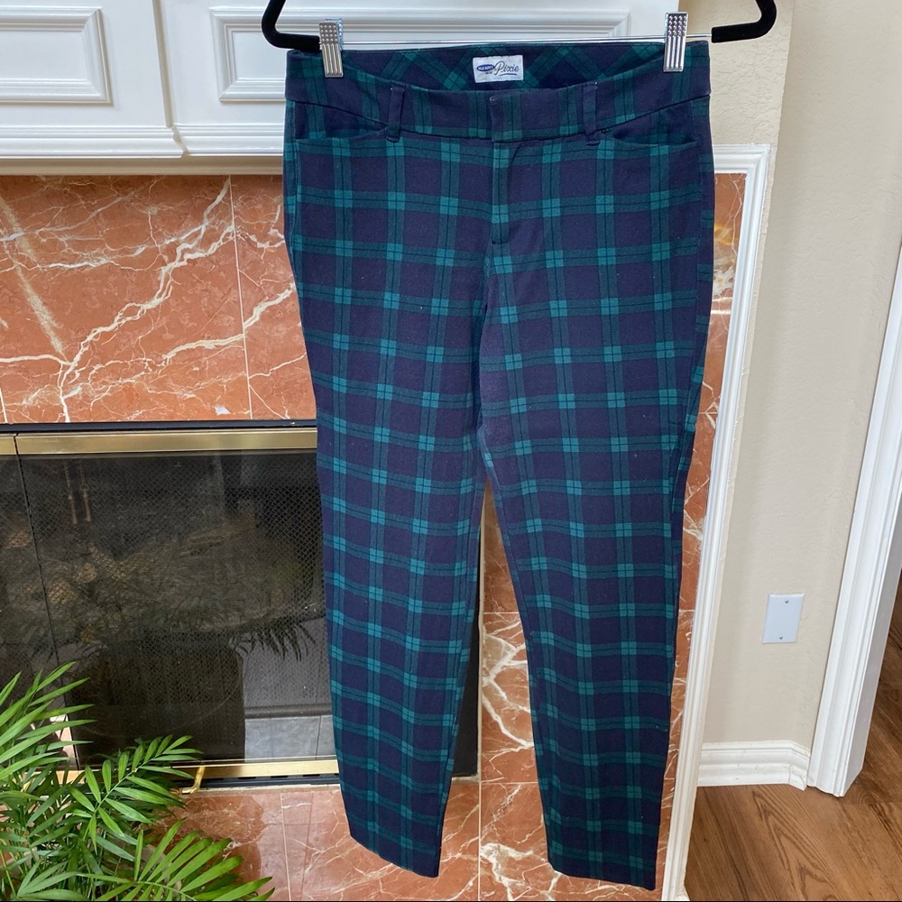 Old Navy plaid pixie pants 6 Tall